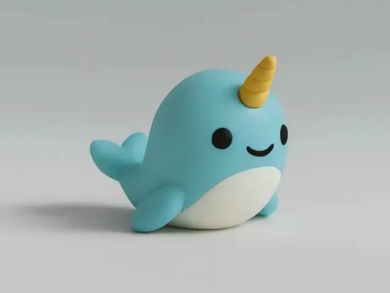 cute narwhal