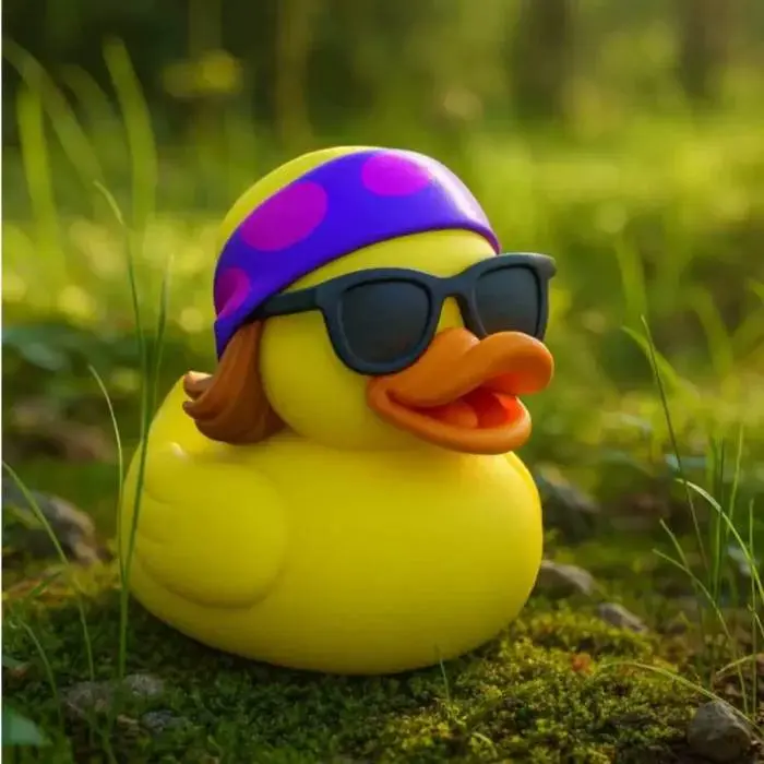 large biker duck