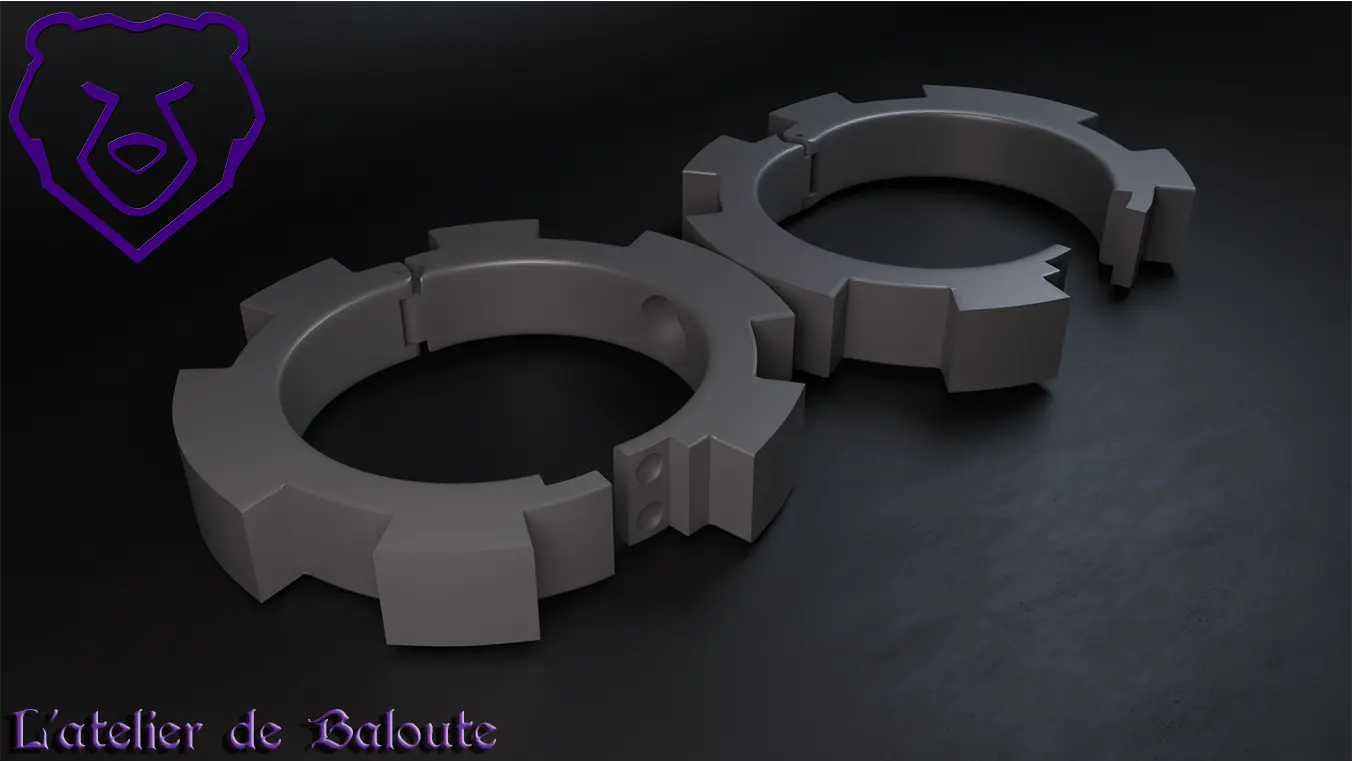 Imperial bindings (handcuffs) 3D models download Creality Cloud