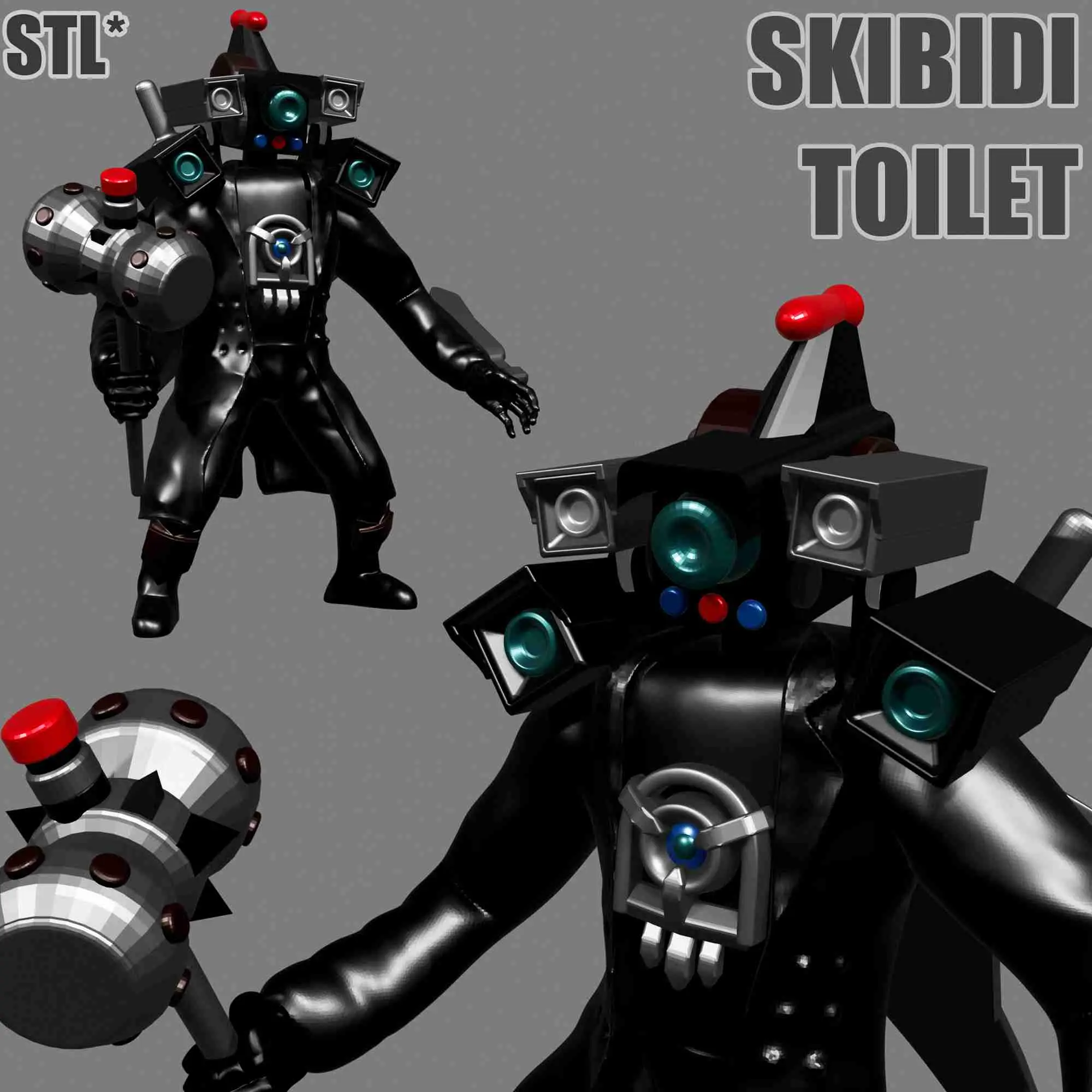 TITAN CAMERAMAN SKIBIDI TOILET | 3D FAN ART | 3D models download | Creality  Cloud