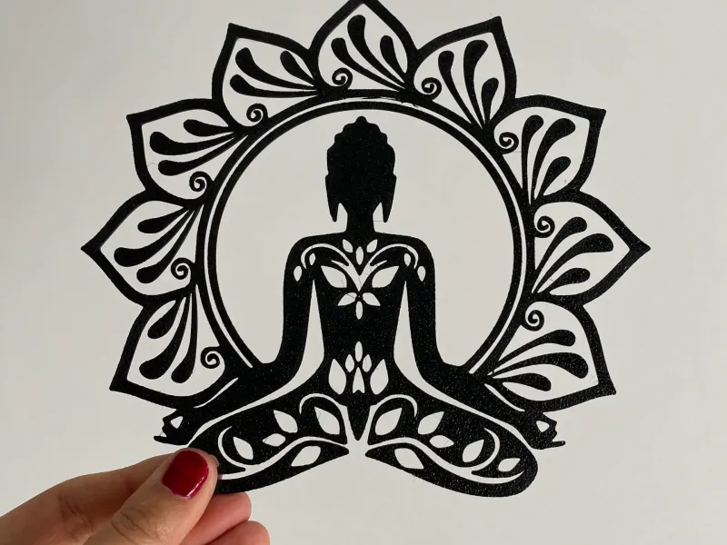 Buddha in Lotus Wall Art