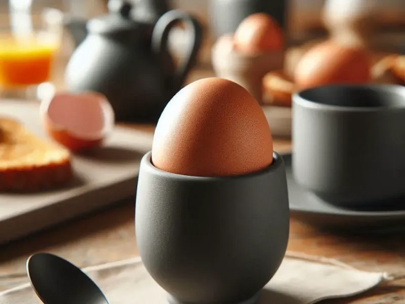 Modern Egg Cup – Minimalist Egg Holder with Stable Stand