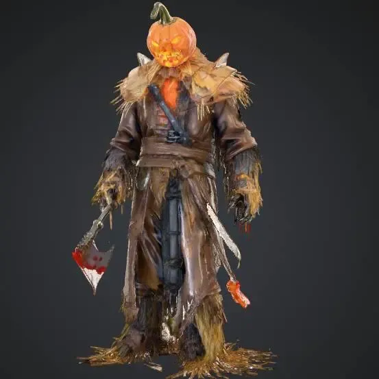 FREE dark magic haunted scarecrow (Halloween)
