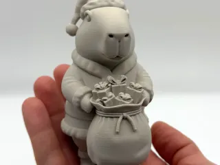 Capybara Santa