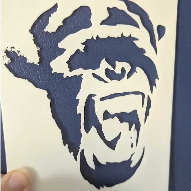 Monkey Spray and Airbrush Stencil