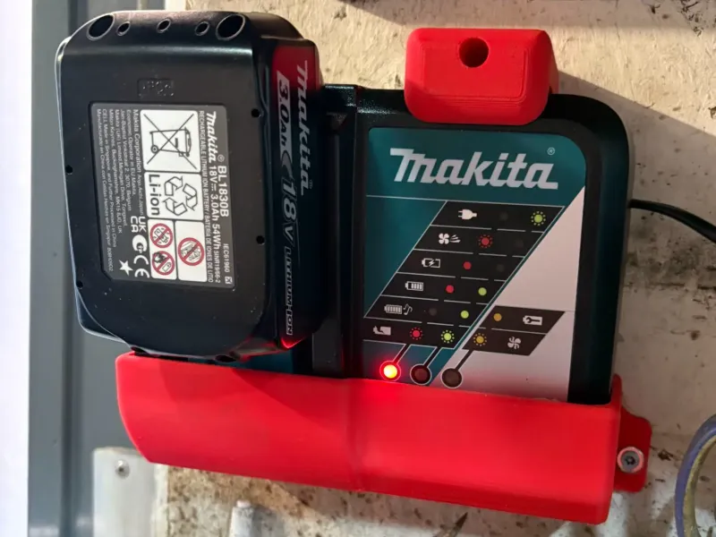 Wandhalterung für Makita-Akkuladegerät