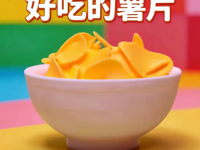 Uma tigela de batatas fritas