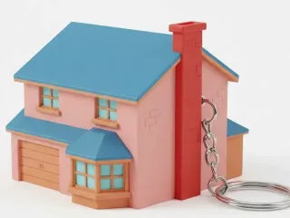 llavero casa e los simpson