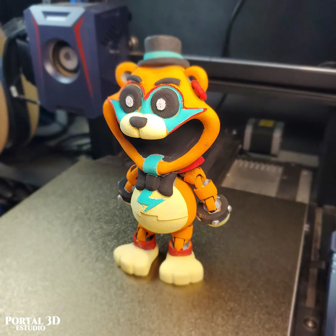 CUTE GLAMROCK FREDDY // PRINT-IN-PLACE WITHOUT SUPPORT