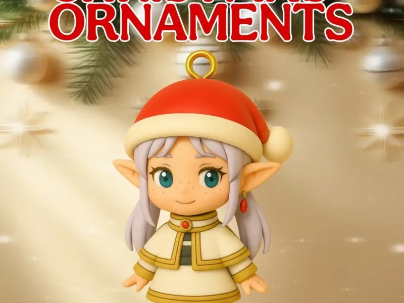 Frieren Christmas Ornament