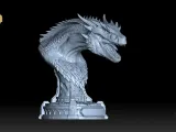 Vermax Bust STL House of the Dragon 3D Print Sculpture Model-5
