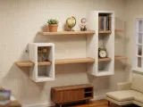 Miniature Dollhouse Wall Shelf - Dollhouse Furniture-5