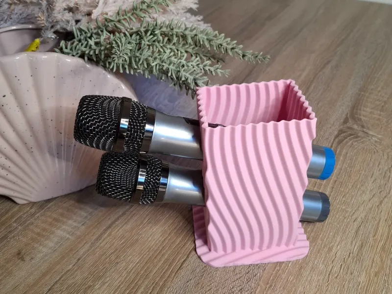 wavy microphone stand holder