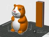 guinea pig - 3MF, STL - Print in place, No Support-4