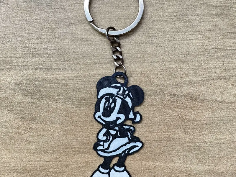 Portachiavi Minnie Natale