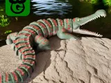 Sarcosuchus, SuperCroc Flexi (Multicolor 3mfs included)-1