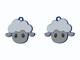 Sheep Head - Farm Animals - Earring & Pendant v2-0