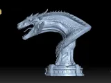 Vermax Bust STL House of the Dragon 3D Print Sculpture Model-3