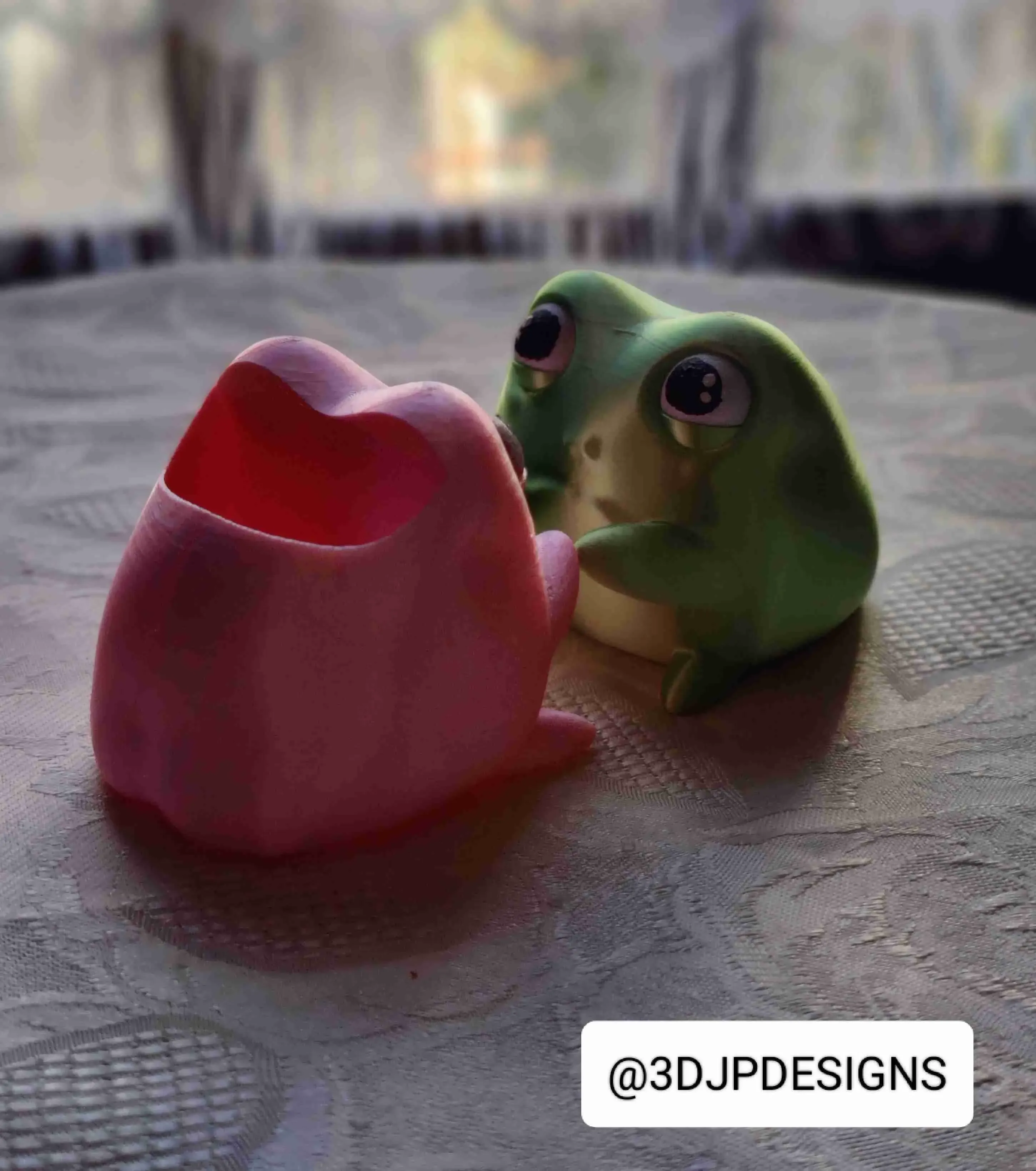 Frog Cute Couple Drinking