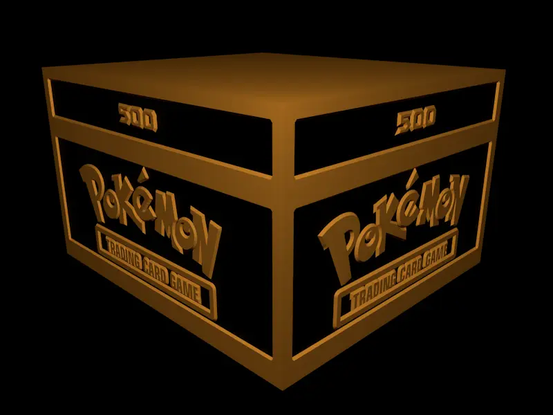 Card Box V2 - Pokemon - 500 Cards (Sleeved)