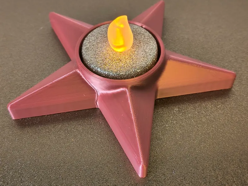 Star Tea Light Candle Holder