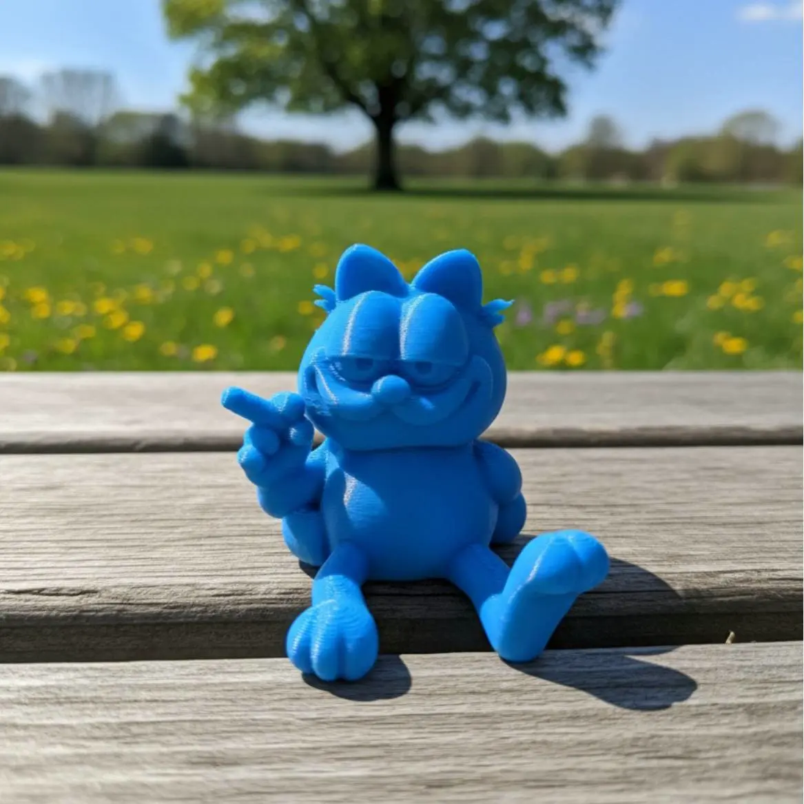 Smoking Garfield Fan Art