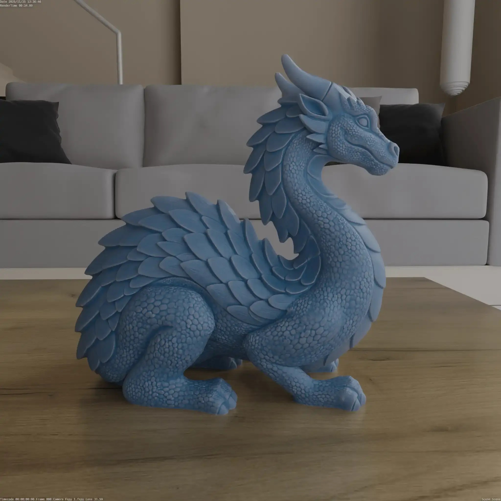 Other STL Download - Elegant Sitting Dragon 3D Printable STL Modelby HIve