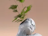 CYBER GIRL FLOWER POT-1