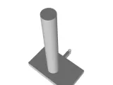 Universal Vertical Tool Holder - Single Peg Workshop Mount-0