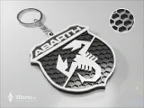 Abarth logo keychain-1