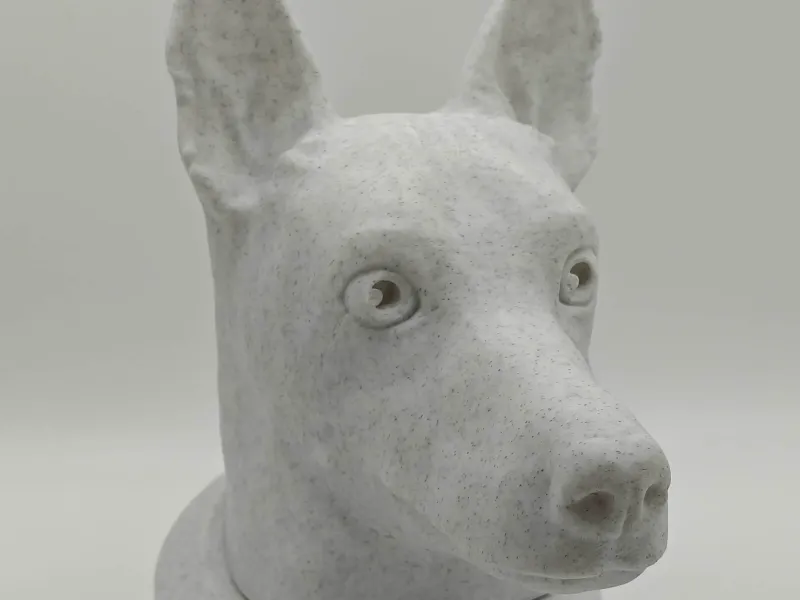 Pinscher Dog Sculpture