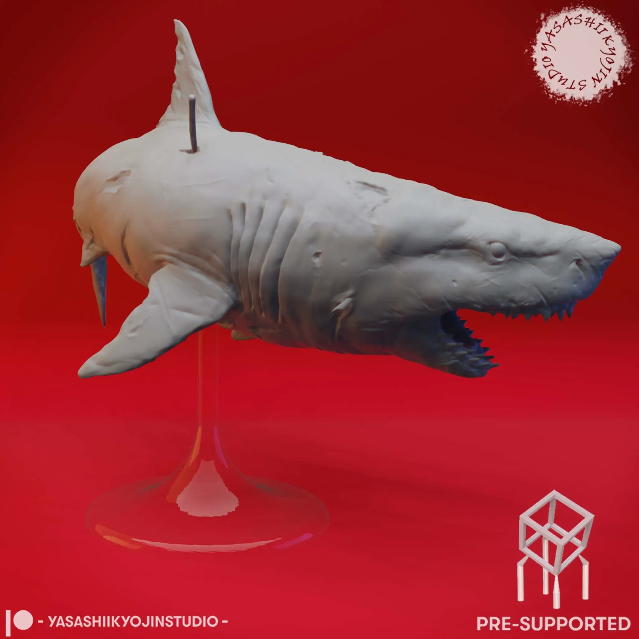 Great Wight Shark - Tabletop Miniature (Pre-Supported)