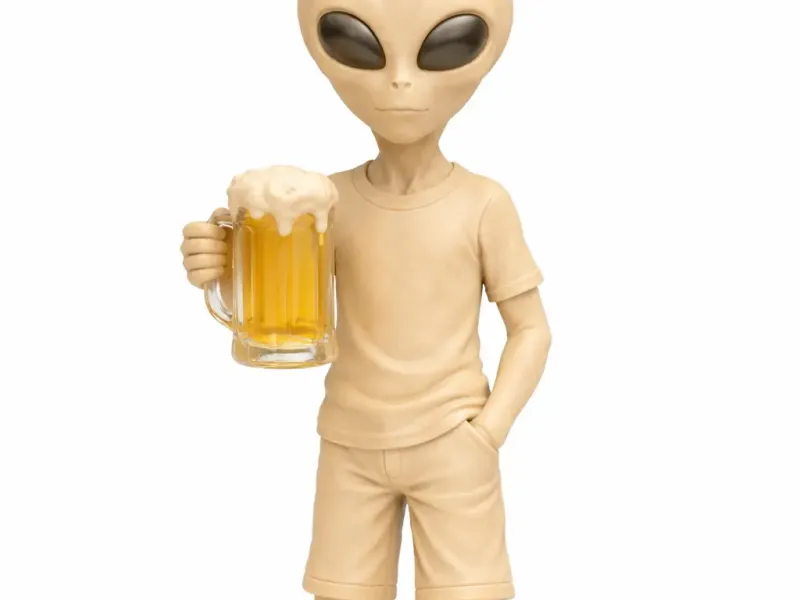 Cerveja e Alien - alien and beer