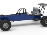 Vintage Mud dragster Scale 1:25-4