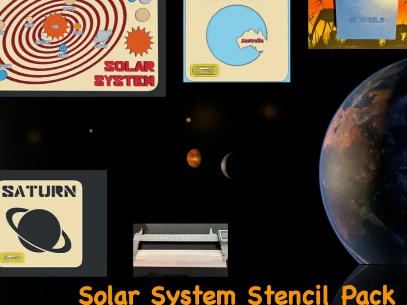 Ons Zonnestelsel Sjablonenpakket
