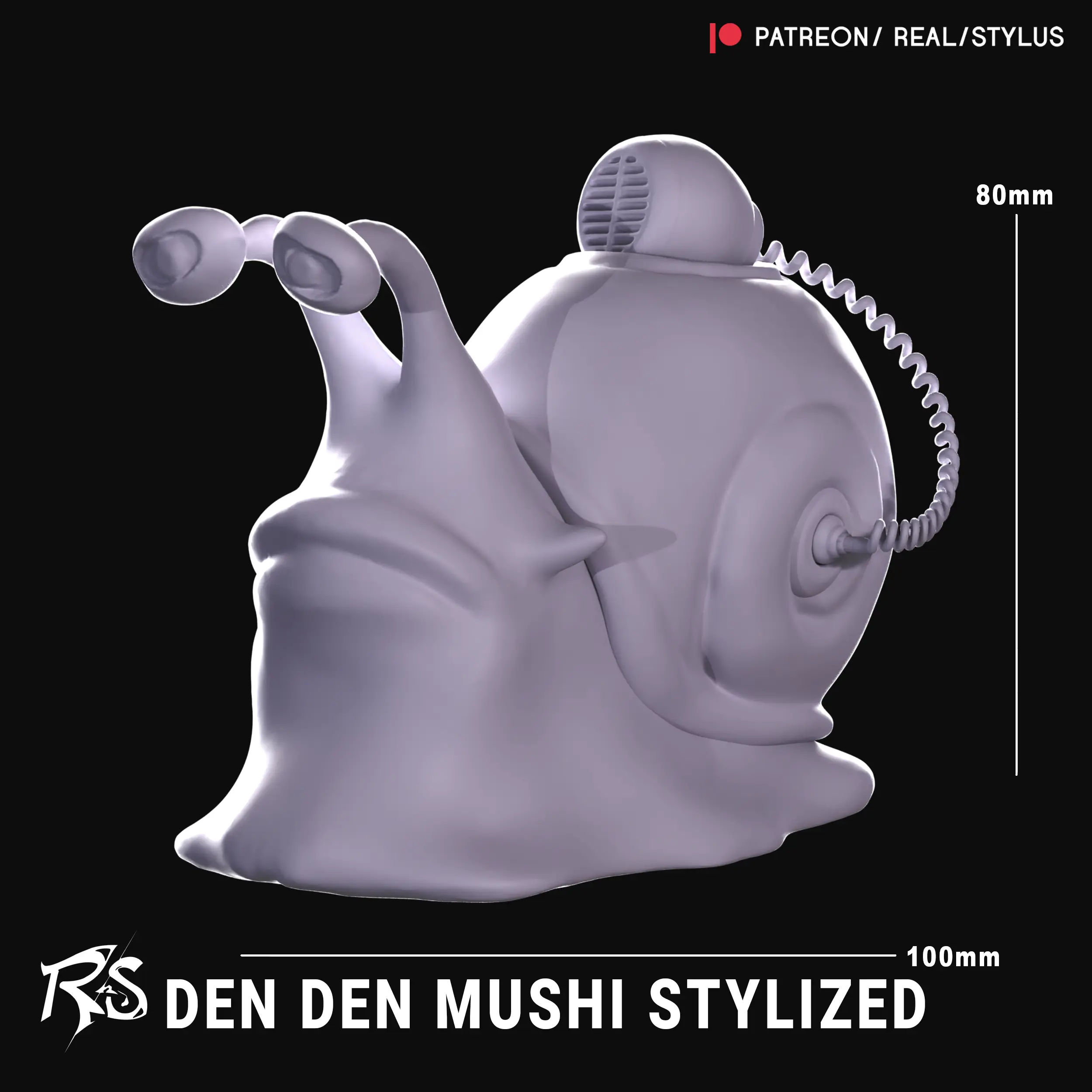 DEN DEN MUSHI MORGAN - 3D PRINT - ONE PIECE LIVE ACTION
