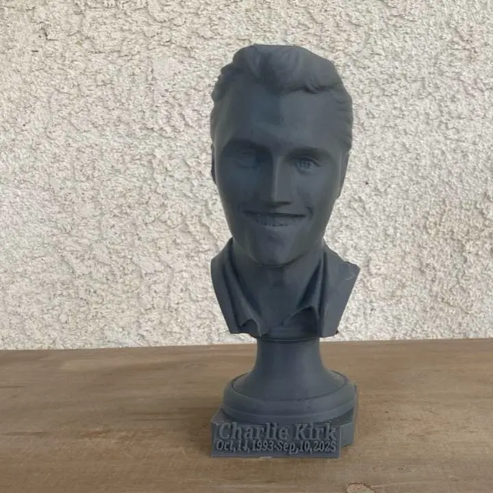 Charlie kirk (head bust)