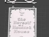 hanging deco she herself is a haunted house-0
