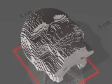 PIXEL SKULL COOL 3D PROP-2