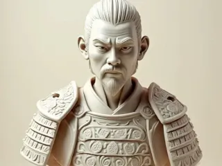 Bust samurai