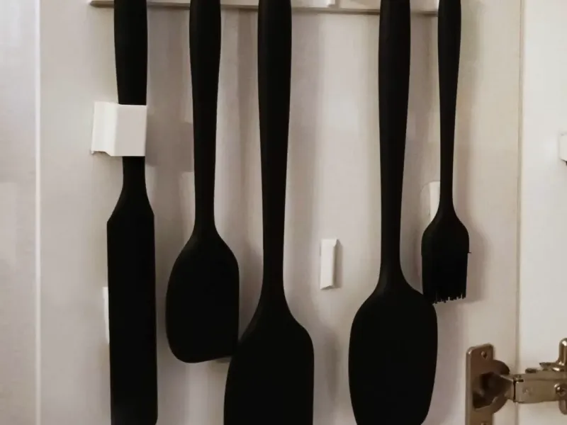 Kitchen Door Utensil Hook Rack