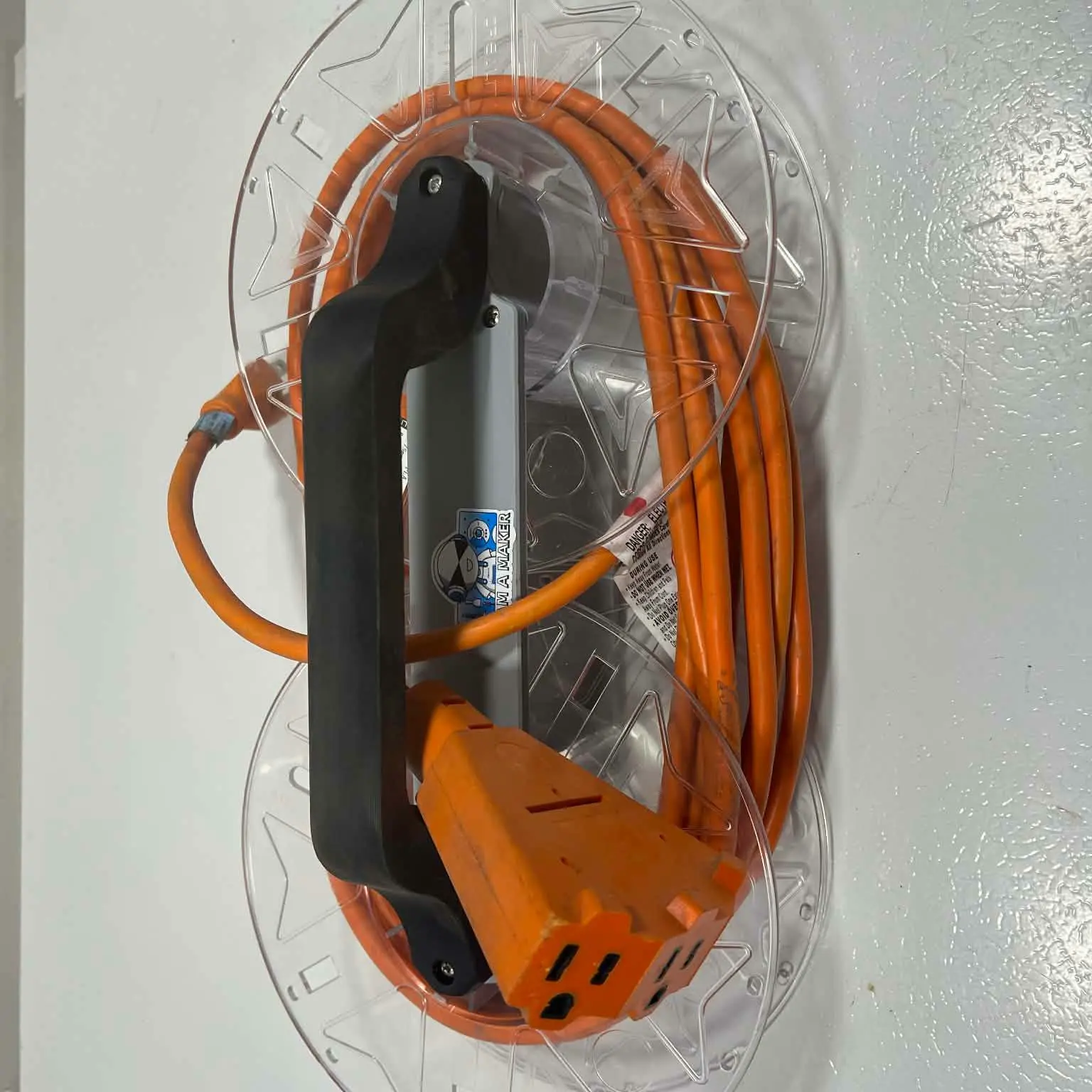 Extension Cord Storage using Creality Filament Spools