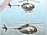 Hughes OH-6 Cayuse Loach light helicopter - miniatures warha-2