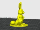 Easter bunny with stand-6