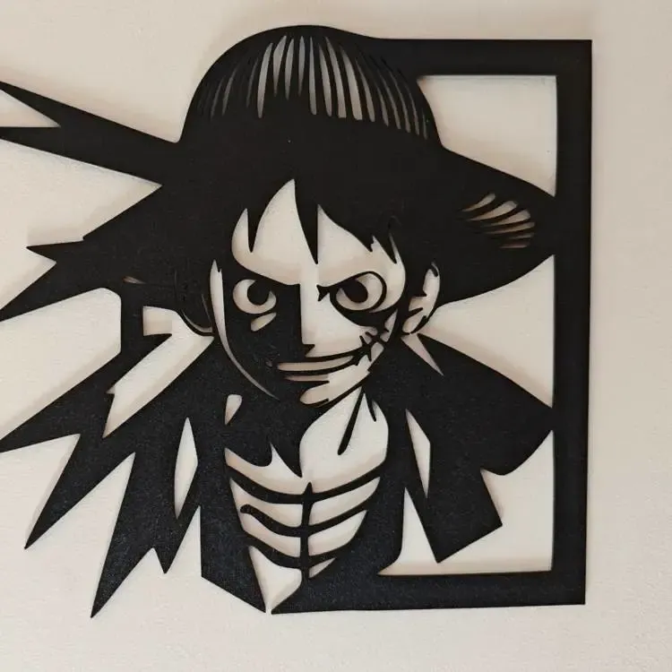 One Piece – Luffy Explosivo en Shadow Art