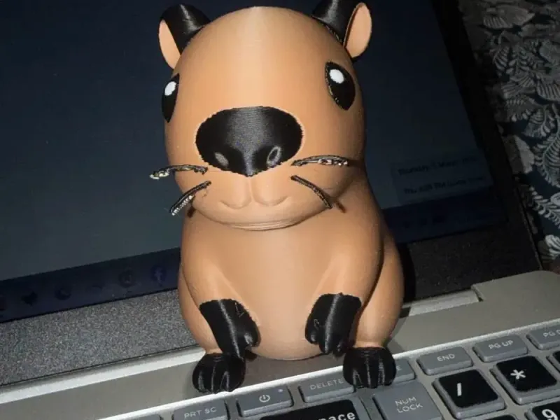 Cute Capybara 3D Model