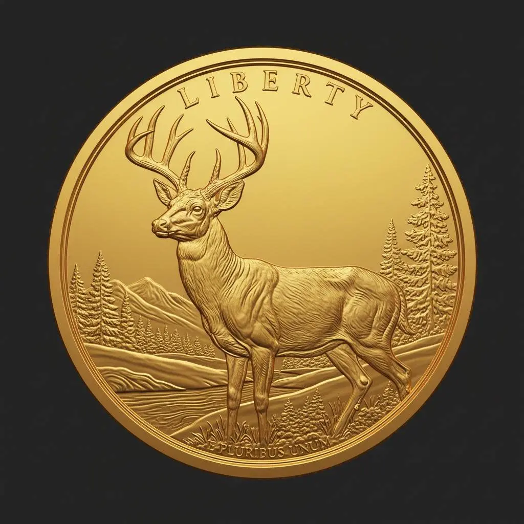 3D Printer Files | 3MF File | Buck Medal