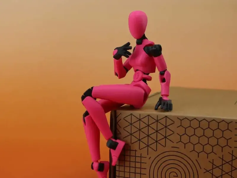 CARBON 13 Printable Jointed Figure - Type F - Beta files