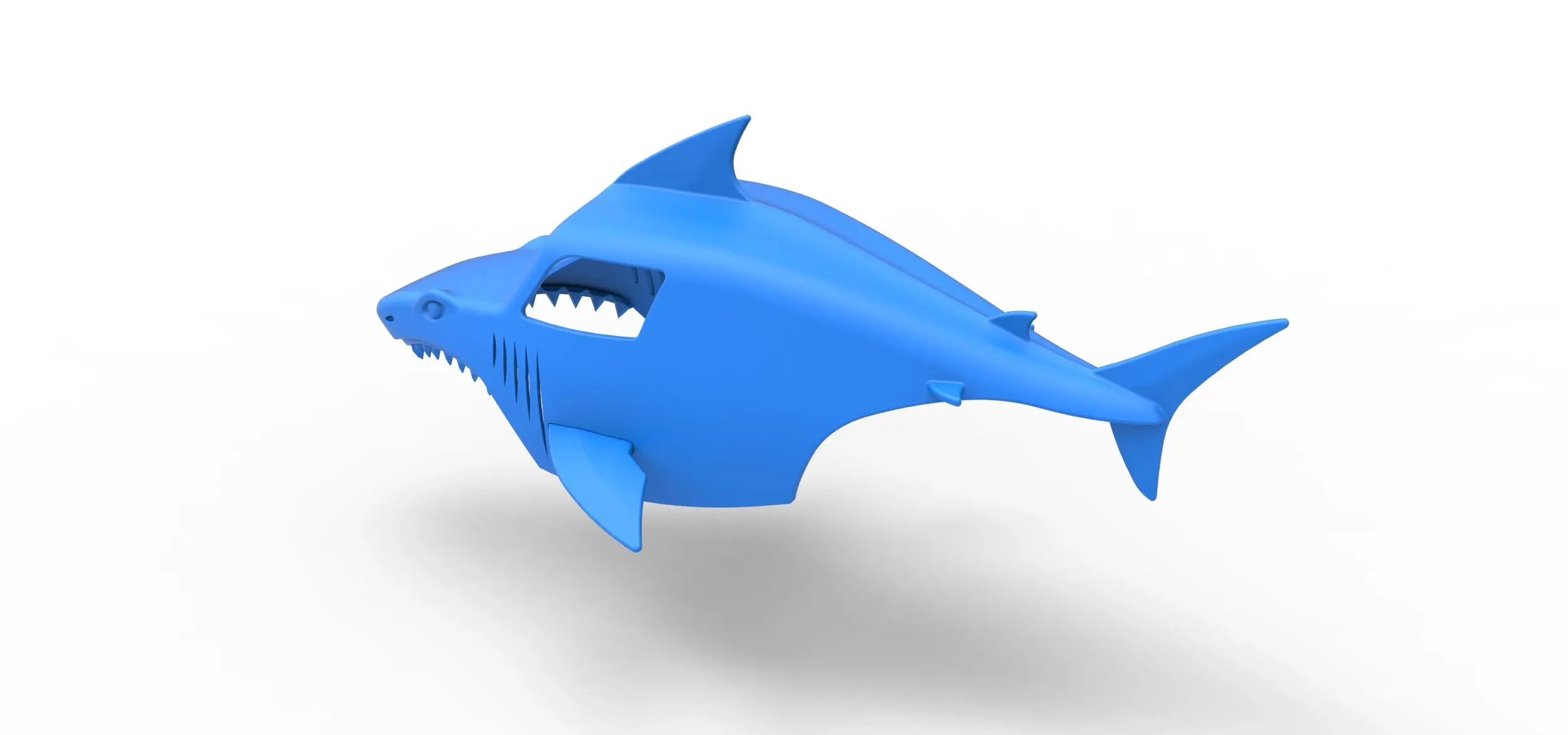 Shark shell for monster truck Scale 1:25