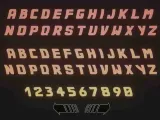 BACK TO THE FUTURE LETTERS AND NUMBERS-0